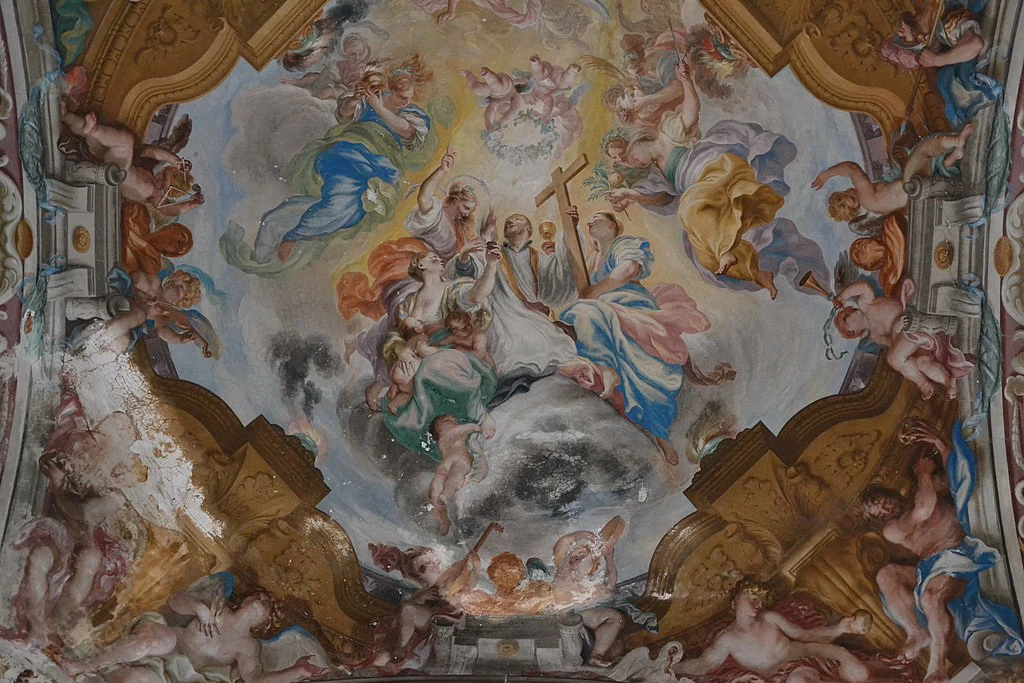 1024Px - affresco con La gloria di s. Andrea Avellino, Basilica di San Siro, Genova